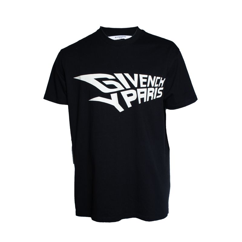 Givenchy Givenchy Paris Printed Tshirt In Black
